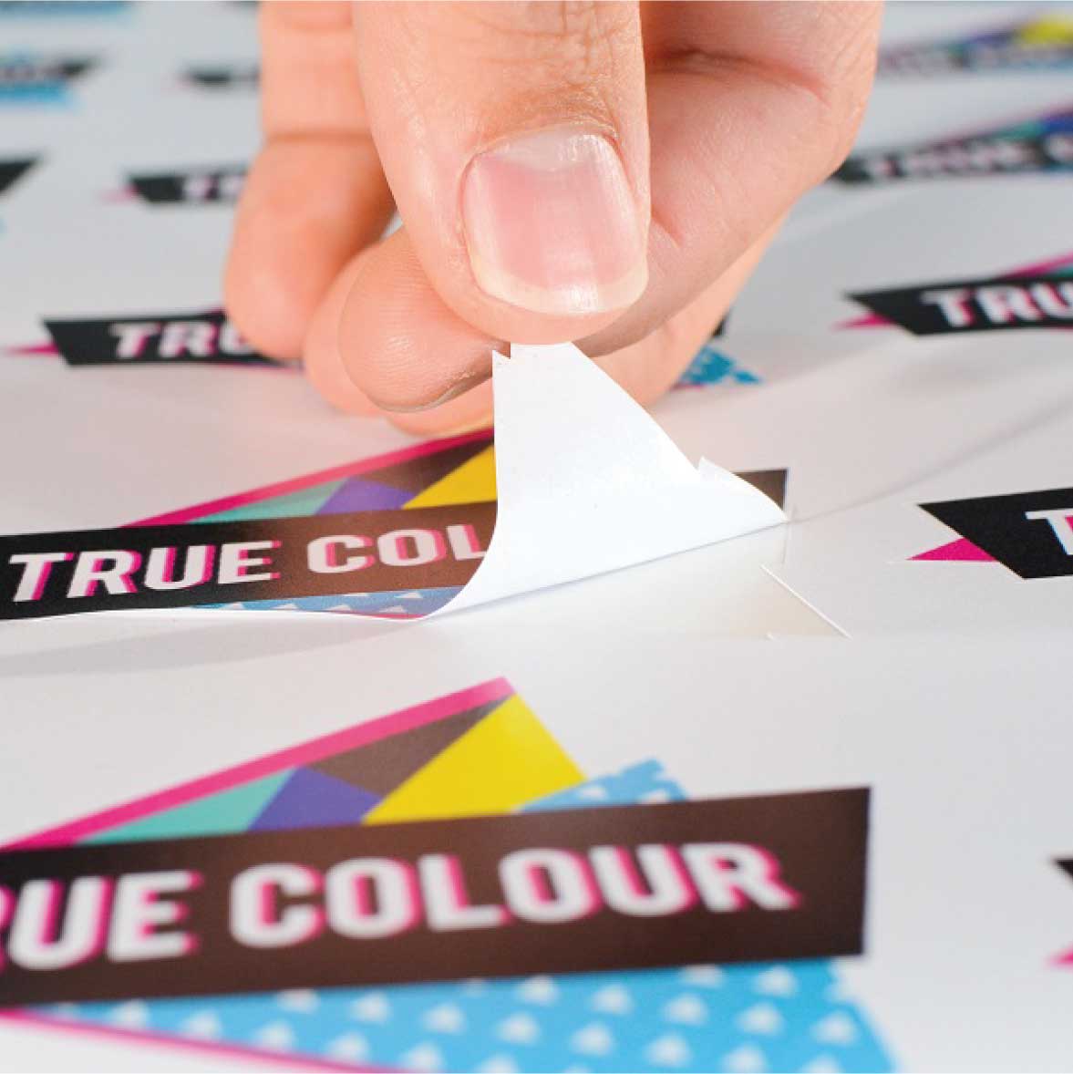 Ozalit sticker baskı